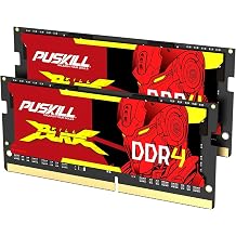 PUSKILL 16GB DDR4 3200MHz RAM 2x8GB SODIMM CL22 Laptop