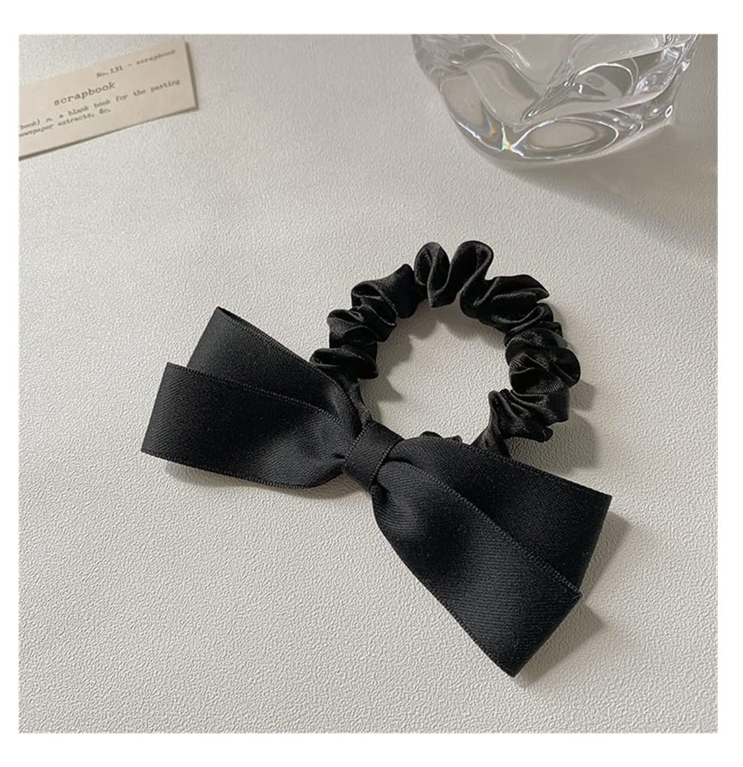 Scrunchies Haargummi 5 STÜCKE Schleife Haargummi Haarband Gummibänder Haargummis Lange Pferdeschwanzhalter Haarschleife Zopfgummi Elastische