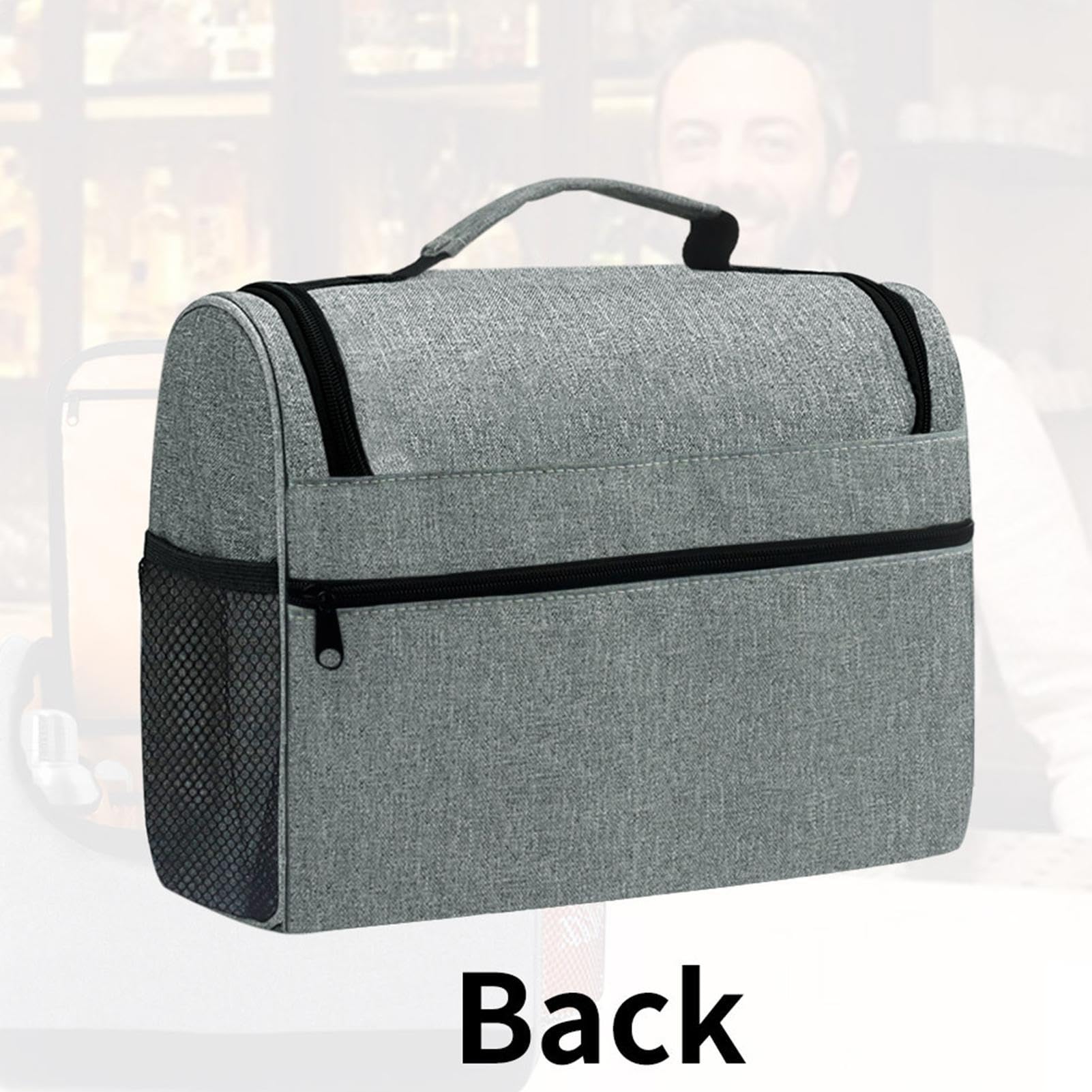 Borsa per set da barman da 32,8 x 14,5 x 25,4 cm, organizer per attrezzi da bar, borsa da viaggio portatile con manico antiscivolo, protezione durevole