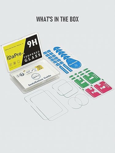 Miniatura 8 de Protector de pantalla para Dji Osmo Action 6 vidrio templado 2 piezas + vidrio templado para subpantalla 2 piezas + protector de lente para lente 2