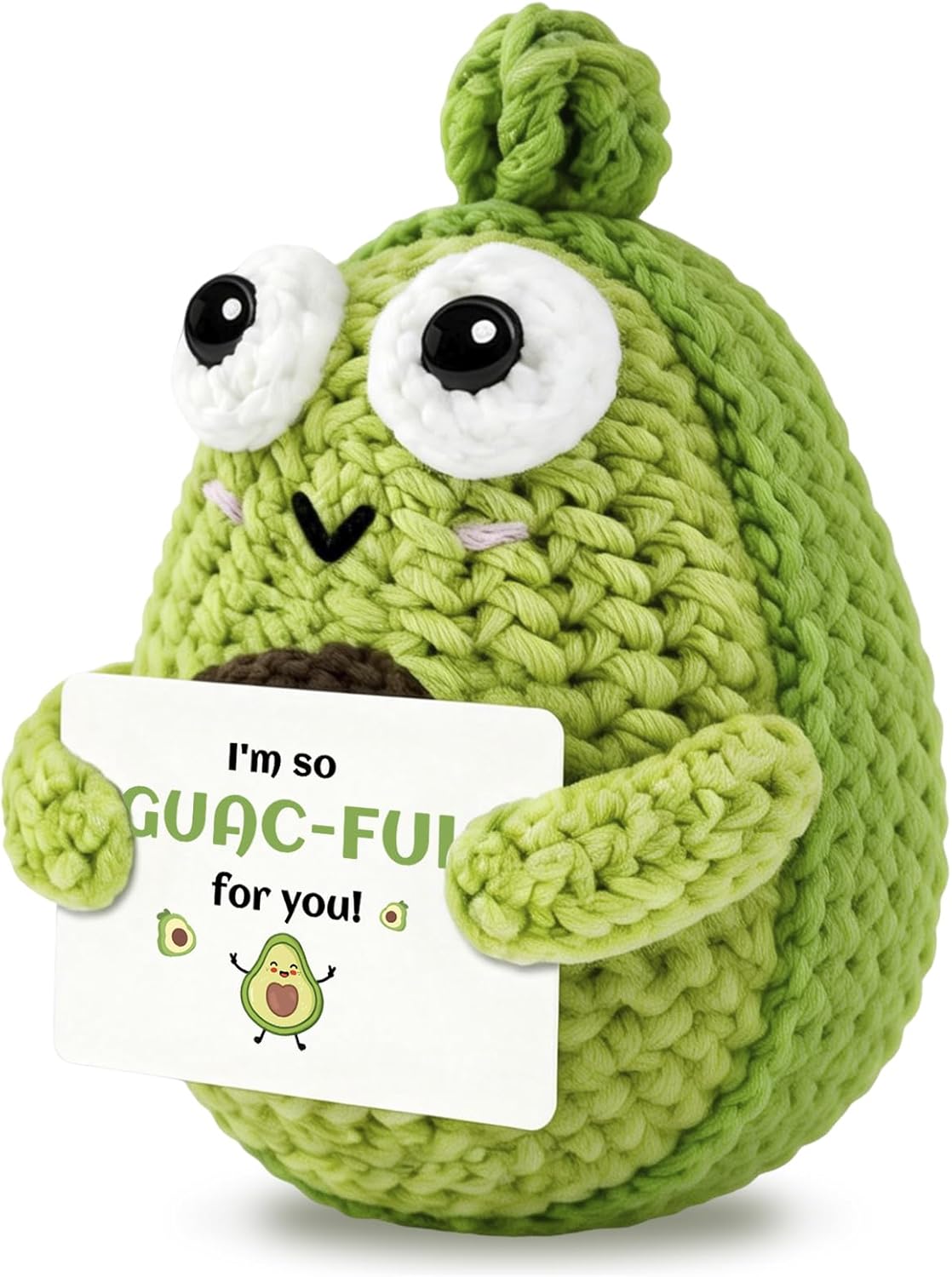 Teacher Valentine Gifts Funny Appreciation Gifts for Coworkers Farewell Emotional Crochet Support Avocado Decor Paraprofessional Appreciation Gift Teacher Sister Friend Birthday - Image 8