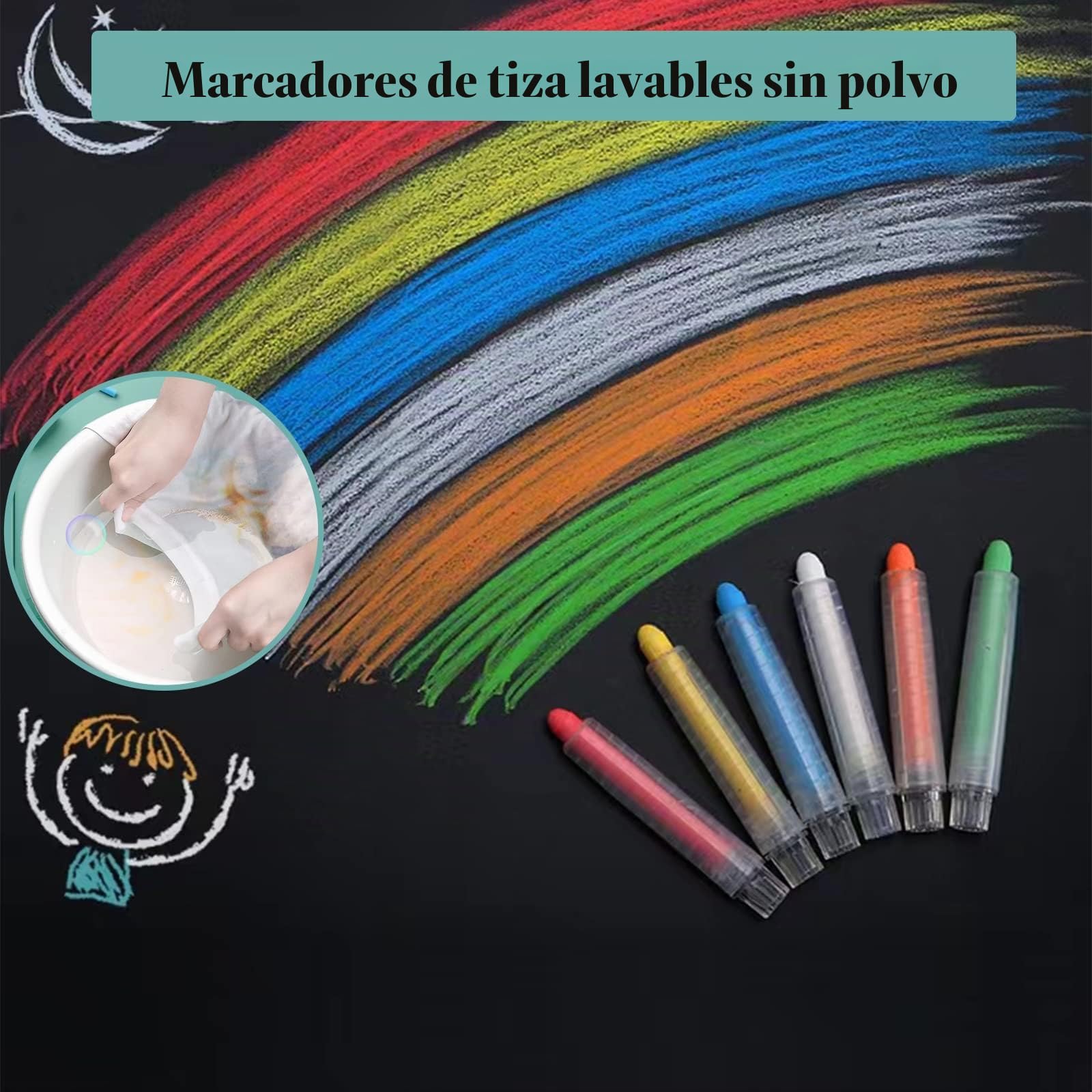 Pizarra Tiza Magnéticas, 60×100cm Pizarras Adhesiva Pared Pegatina, Papel Decorativo de Pizarra Negra Rollo, Borrable Yfácil de Escribir, Adecuado Para Cocina, Dibujo Infantil, Escuela, Hogar