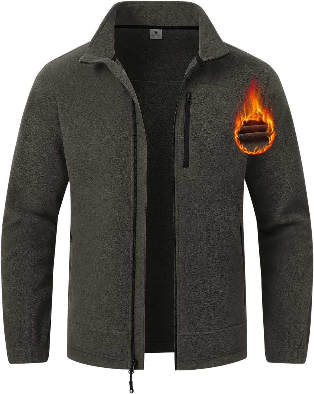 TBMPOY Men’s Fleece Jackets Lightweight Full-Zip Fall Jacket Outdoor Hiking Warm Winter Coats with Pockets TBMPOY Men’s Fleece Jackets Lightweight Full-Zip Fall Jacket Outdoor Hiking Warm Winter Coats with Pockets