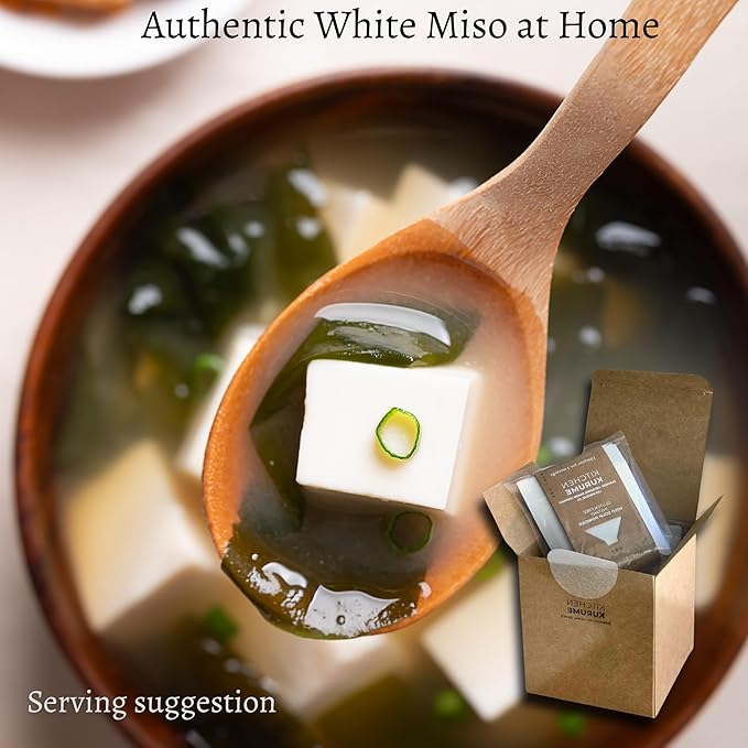 Kitchen Kurume Sopa de Miso Blanca en Polvo Sin Gluten (Paquete de 15) miniatura 5