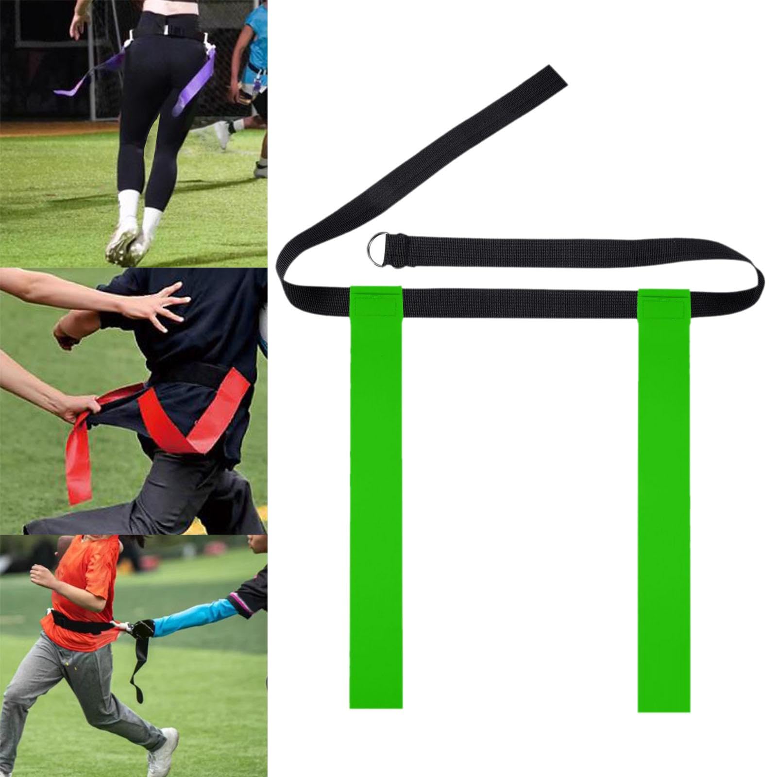 Harilla Rugby Tag Belt Flag Football Bann Bandera Suministros Deportivos Ajustables para de Juegos