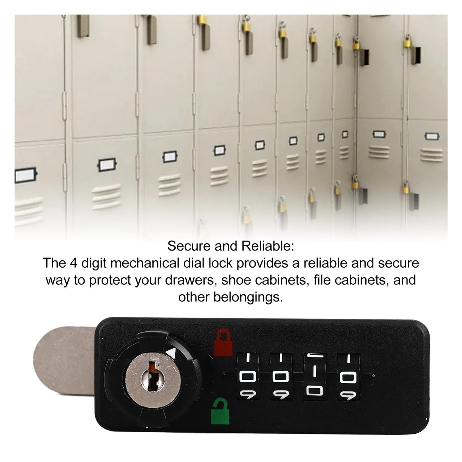 Password for lucchetto a combinazione meccanica a 4 cifre
