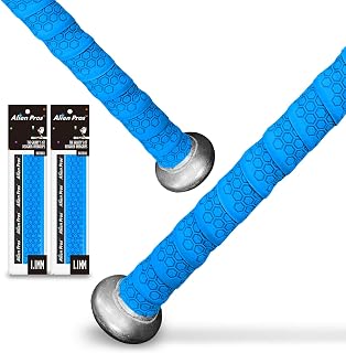 Alien Pros 1.1mm Baseball Bat Grip Tape (2 Pack) - Precut Pro Grip for Epic Home Runs, No-Slip Control for Wood/Aluminum Bats