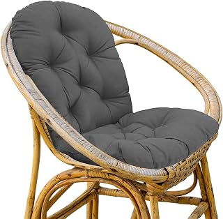 Cojines para jardín | Cojín Impermeable para Silla terraza con Respaldo | Cómodo cojín para Silla Exterior para Tumbona jardín, Mecedora, 120 x 60 x 12 cm