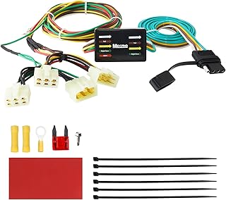 MECMO 4 Pin Trailer Wiring Harness for 1989 - 1992 Toyota Pickup & 1995-2004 Toyota Tacoma, Hitch Wiring for Trailer Light Hook Up