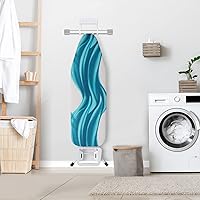 Vista 5 de Colgador de Tabla de Planchar para Montaje en Pared Soporte Organizador de Tabla de Planchar para Puertas de Cuartos de Lavandería (Blanco Puro)