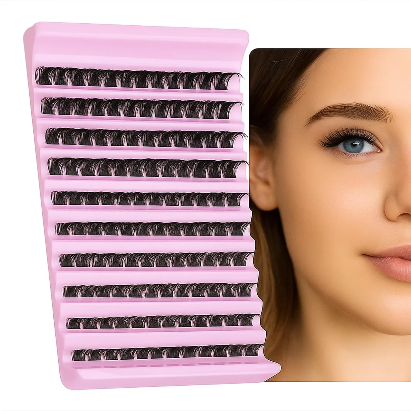 Fluffy Curl Lash Clusters
