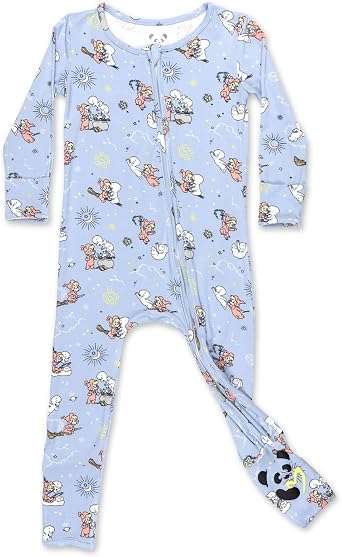 Bellabu Bear Casper Rayon from Bamboo Convertible Footie for Baby Boys & Girls