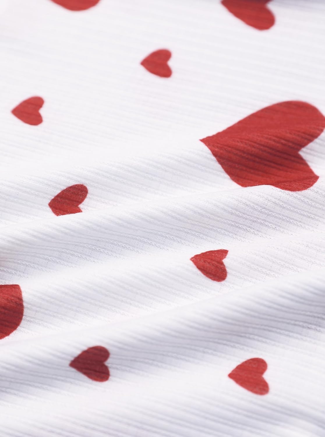 Hilinker Womens Graphic 2 Piece Pajama Set Summer Cute Crop Cami and Shorts Ribbed Lounge Sets - Image 4