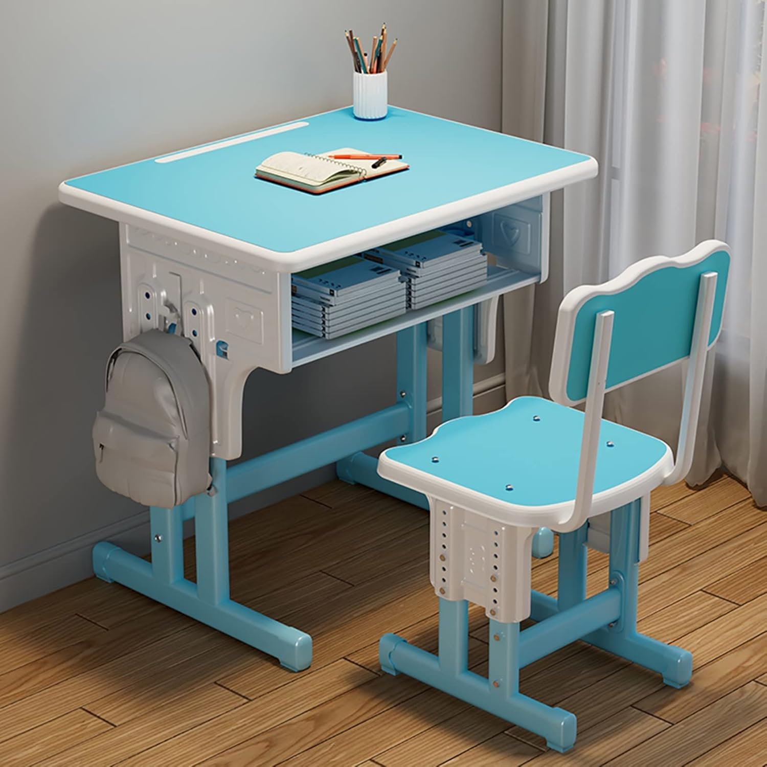 R322 国産 吉桂製 学習机セット、椅子欠品、幅100cm 美品 ランキング1