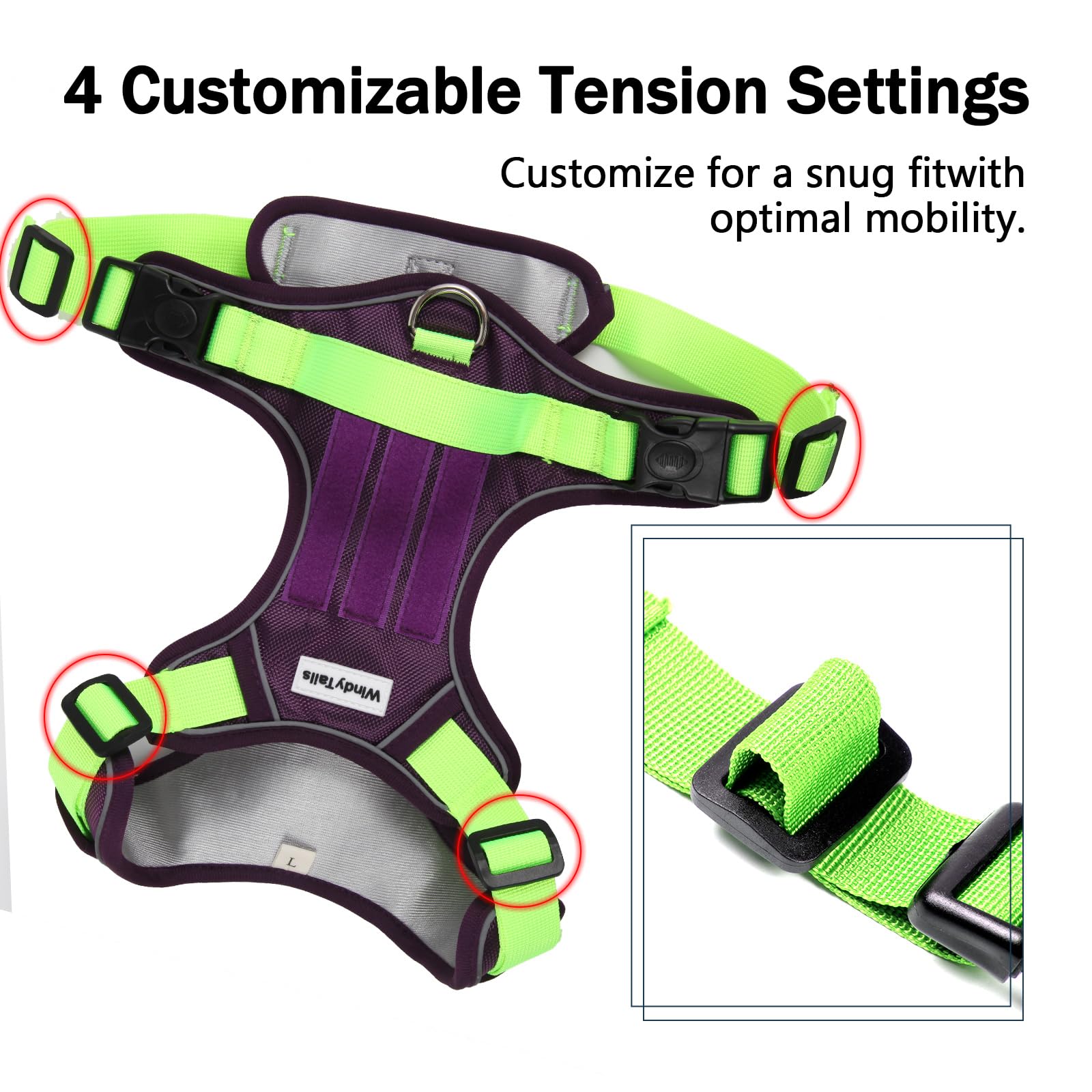 RED DINGO Reflective Bib, X-Large, Blue, 0.231 kg