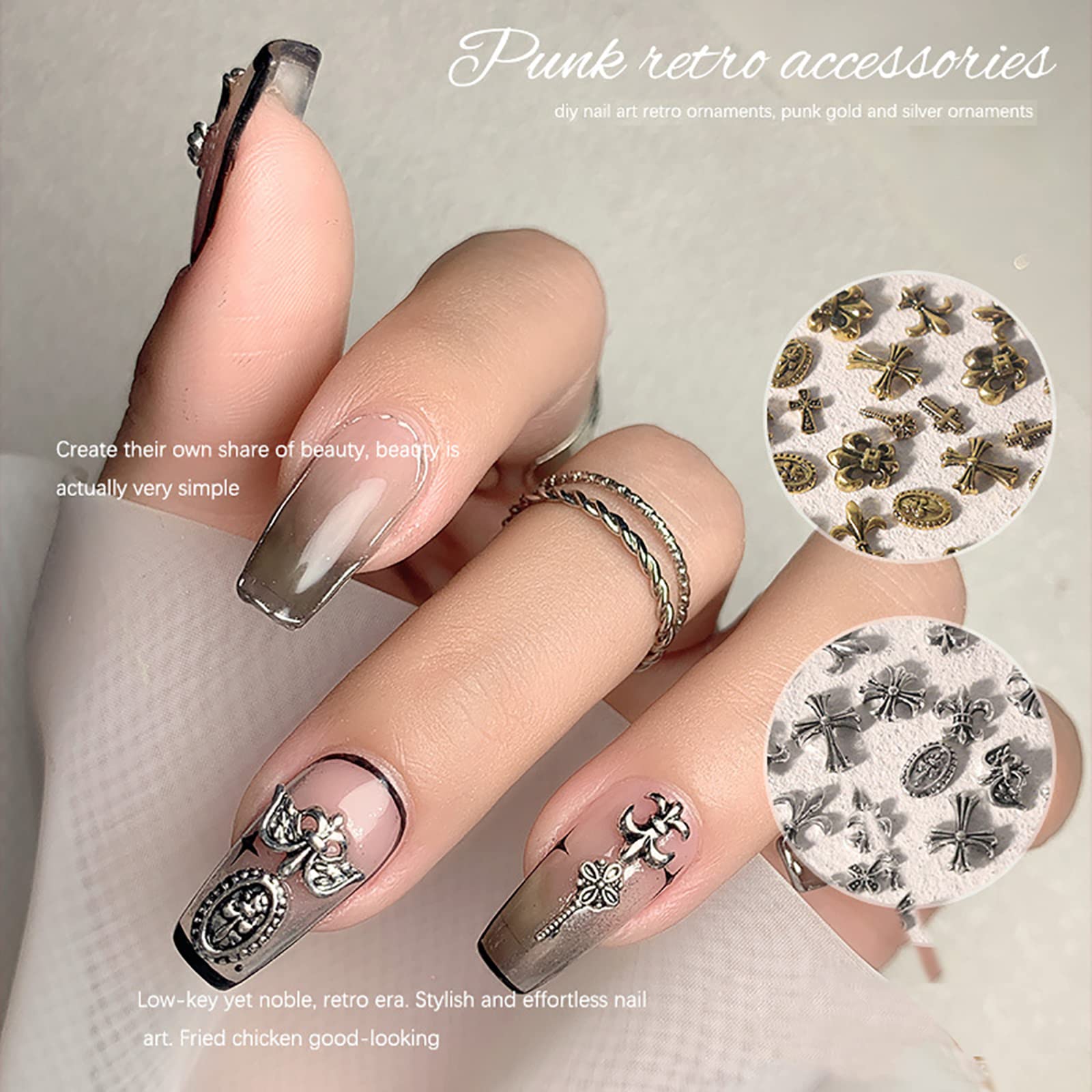 Amazon.co.jp: ネイルアート クロムハーツ ステッカーデカール