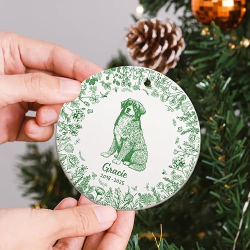 Miniatura 8 de Adorno de cristal conmemorativo personalizado para mascotas, regalo de pérdida de mascotas, recuerdo de perro, foto personalizada de mascota, regalo