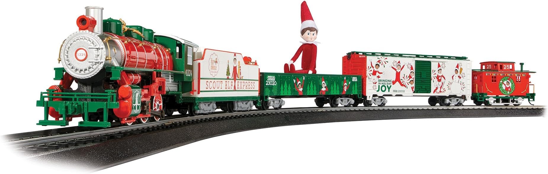 Bachmann Trains - スカウトエルフエクスプレス すぐに走れる電車セット - HOスケール
