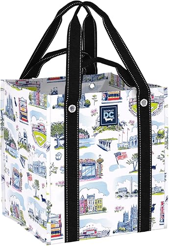 SCOUT Bagette Market - Bolsa grande reutilizable con parte inferior a prueba de estallidos