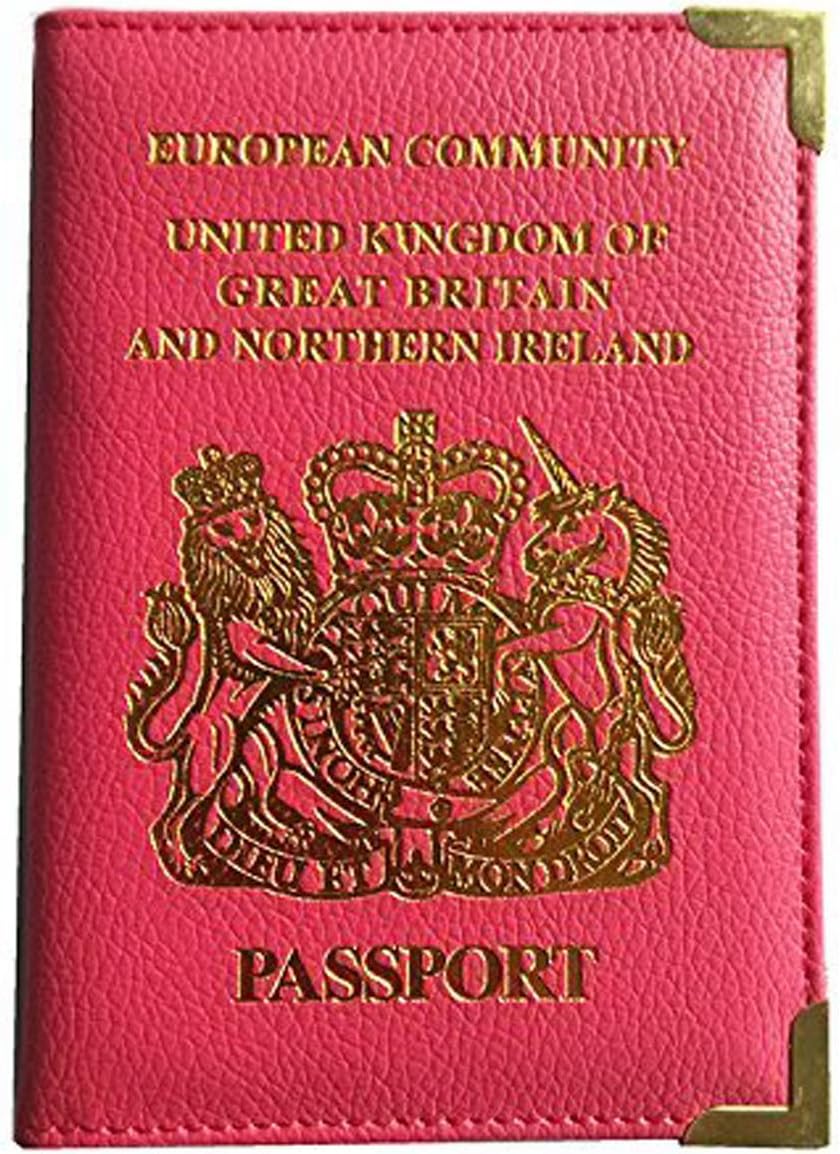 VISKEY UK and European Passport Holder Protector Cover Wallet