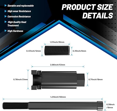 Miniatura 4 de Kit de herramientas de extracción de inyector de combustible de repuesto para 3418 compatible con Ford Powerstroke Diesel 2011-2018 F-250 F-350