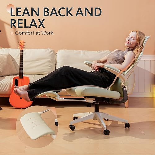 Miniatura 9 de FLEXISPOT Foldex - Silla de oficina ergonómica, silla plegable para espacios pequeños con soporte lumbar, reposabrazos abatibles, reposacabezas 3D,