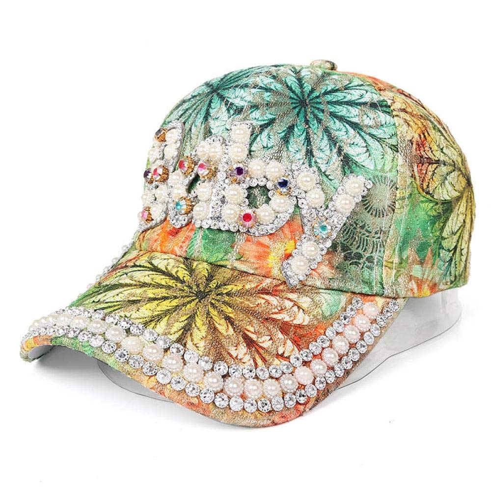 NIUASH Baseball Caps Summer Baseball Cap Women Flower Colour Baby crystal letter Snapback streetwear femme