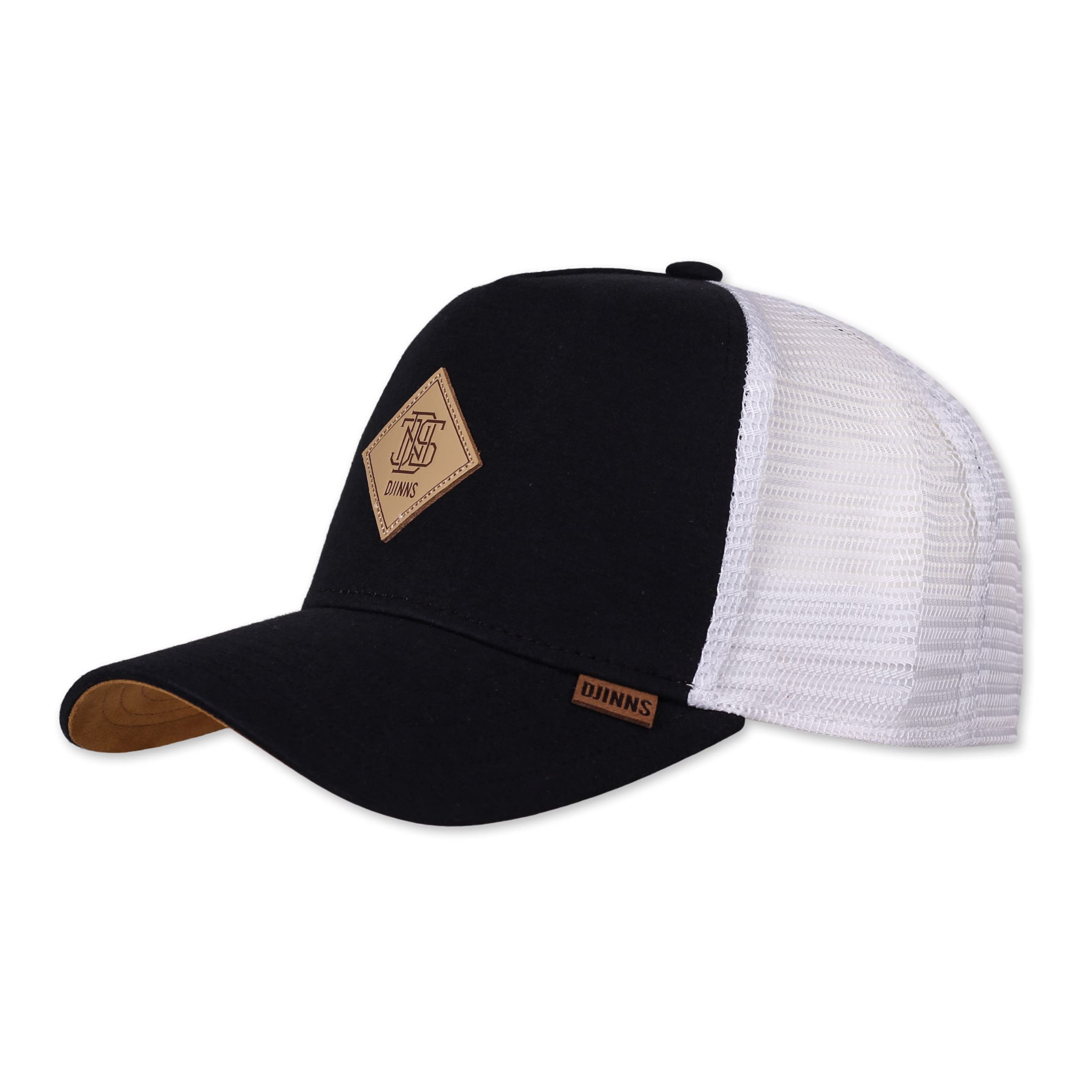 Djinns Jersey Patch Black/White HFT Trucker Cap - One-Size