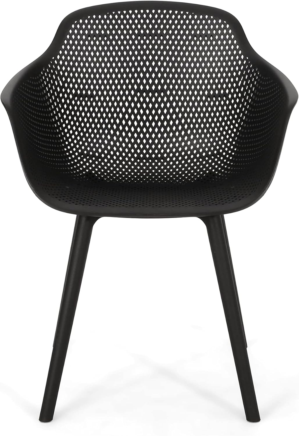 Christopher Knight Home Lotus Outdoor Dining Sets, Black + Teak