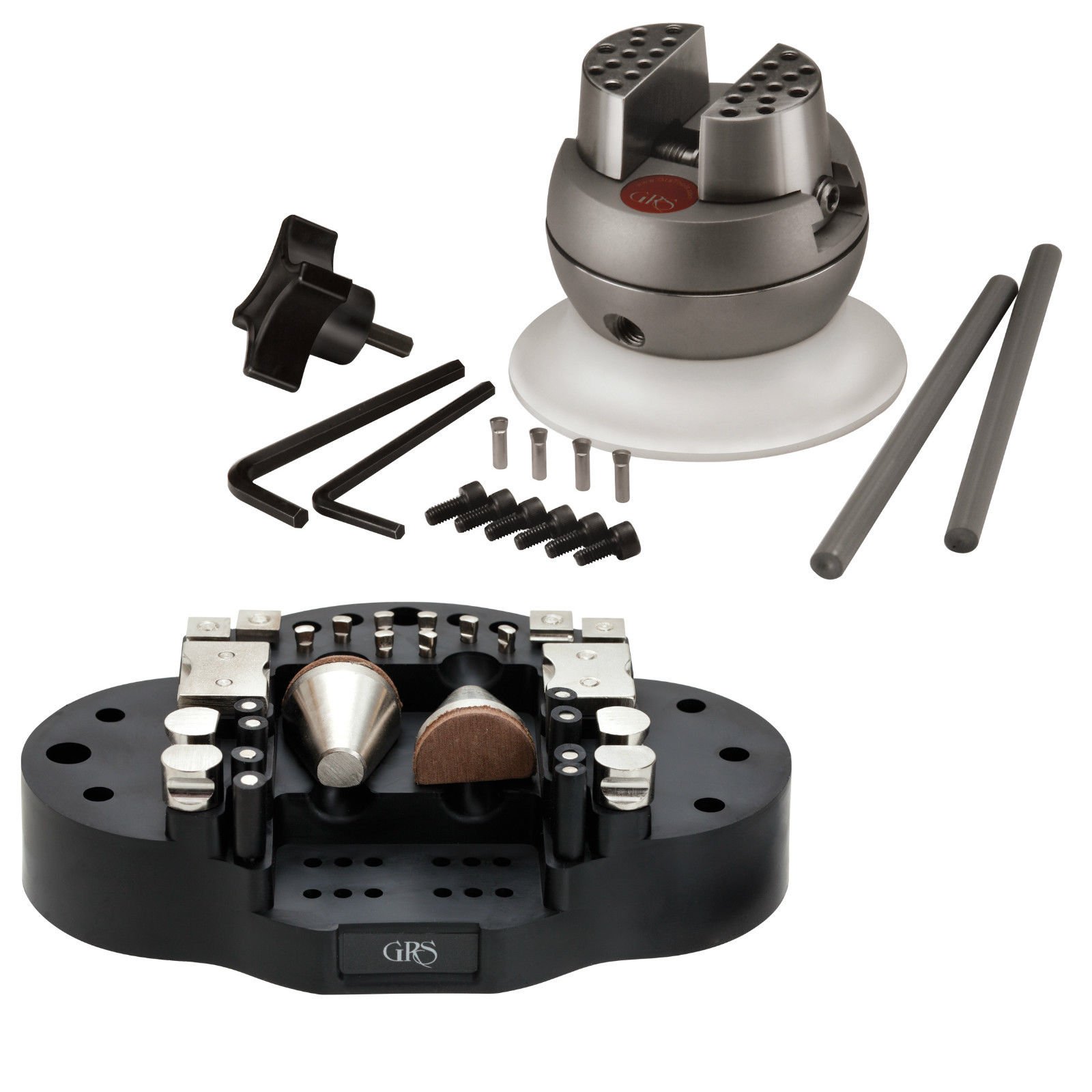 GRS MicroBlock Ball Vise with 30 Piece Attachment GRS Tools 003-684 MicroBlock