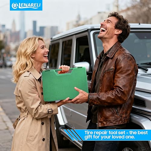 Miniatura 7 de Kit de reparación de pinchazos de pistola de neumáticos sin cámara con tapón de seta