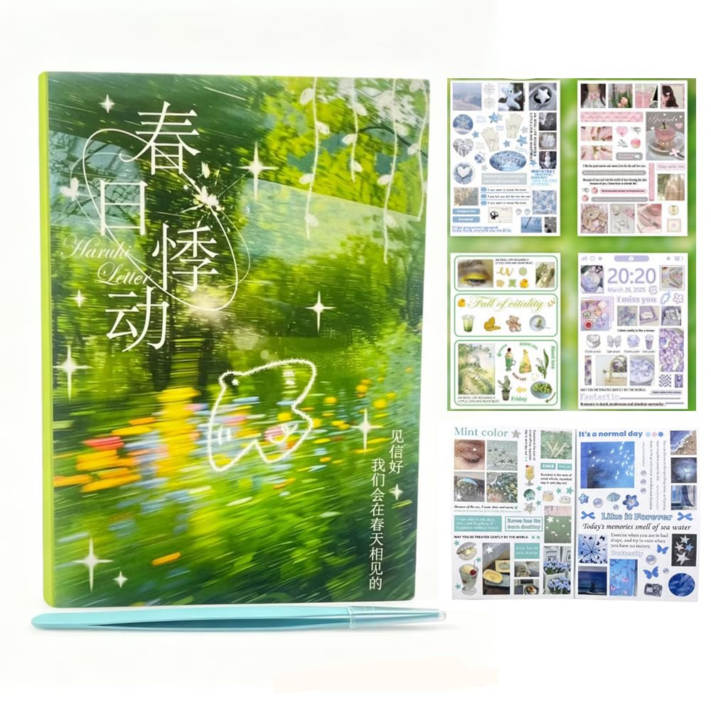 Alideco 30pcs Scrapbook Stickers Vintage Cosmic flecks Sticker Book for Adults Sticker journaling Stickers for Scrapbooking (chunrijidong)