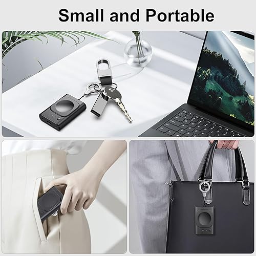 Miniatura 6 de Cargador portátil de 1800 mAh para Google Pixel Watch 1, cargador inalámbrico magnético con llavero, exclusivo para Pixel Watch 1 (no compatible con