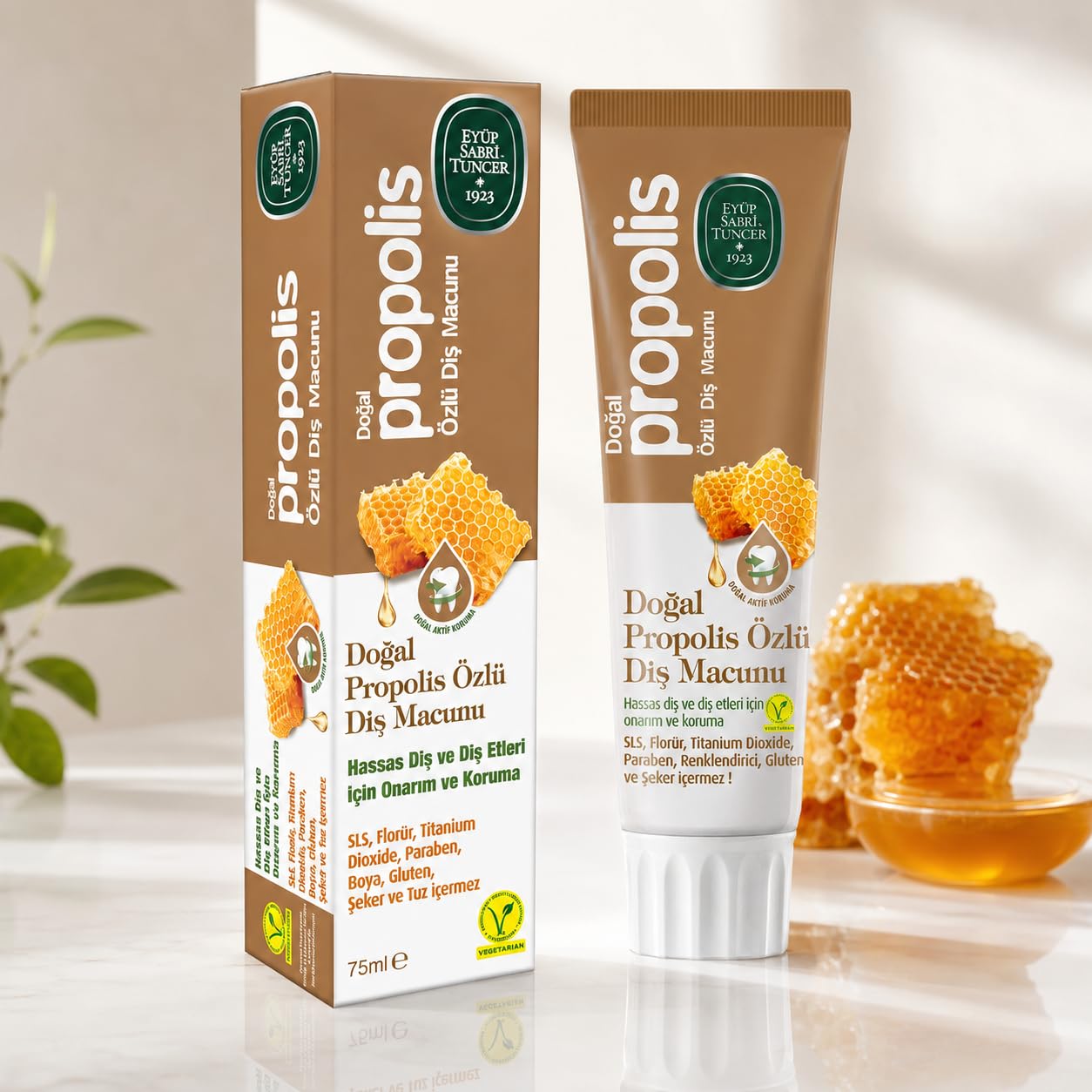 EYÜP SABRİ TUNCER Doğal Propolis Özlü Diş Macunu, 75ml