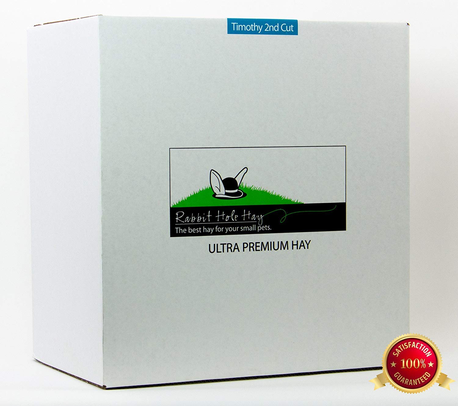 Ultra Premium Medium Timothy Hay for Small Pets - 40 lb Box - Hand-Selected & Farm Fresh