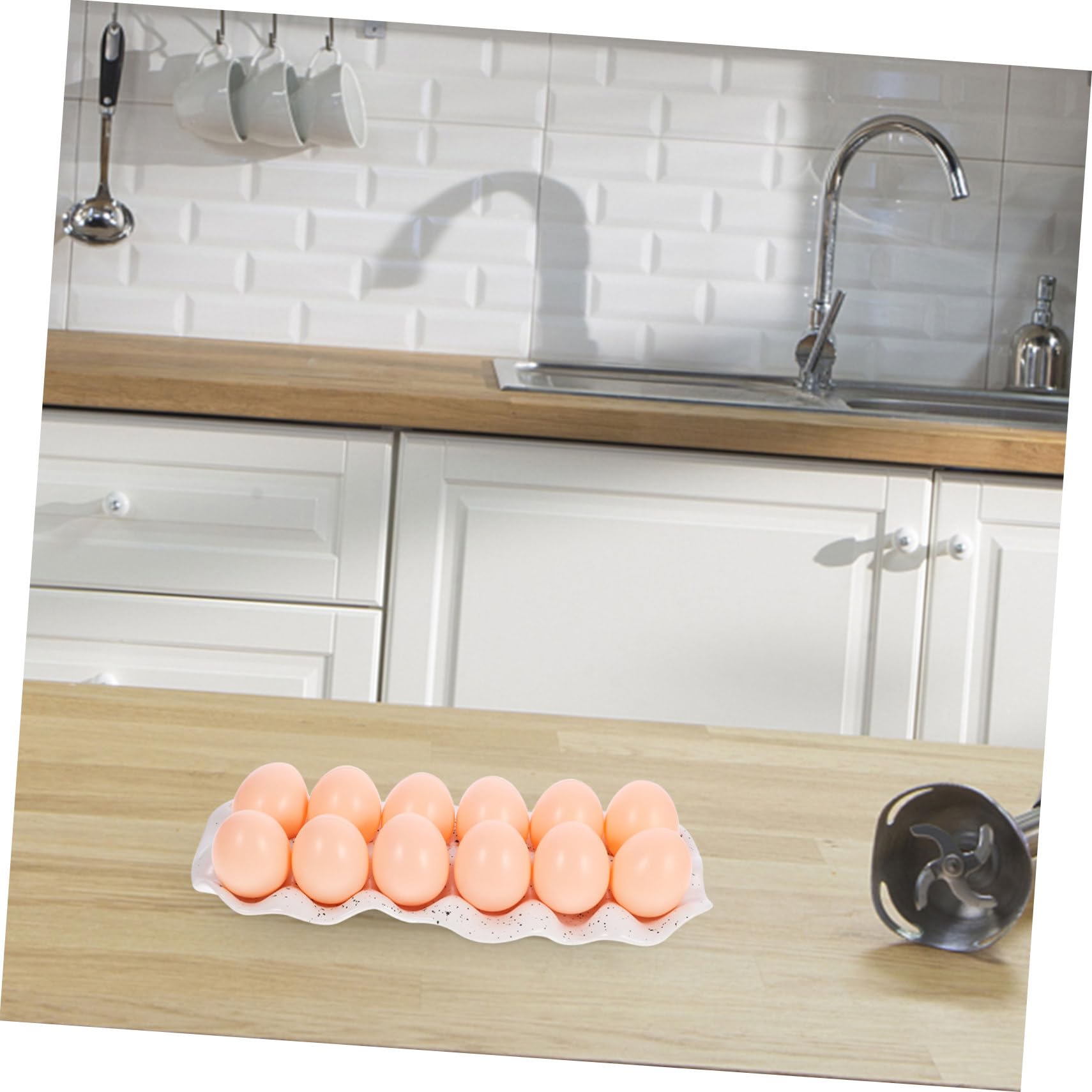 Bandeja De Huevos Huevera De Cerámica Para Guardar Huevos Para Refrigerador Para Exhibir La Encimera Cocina