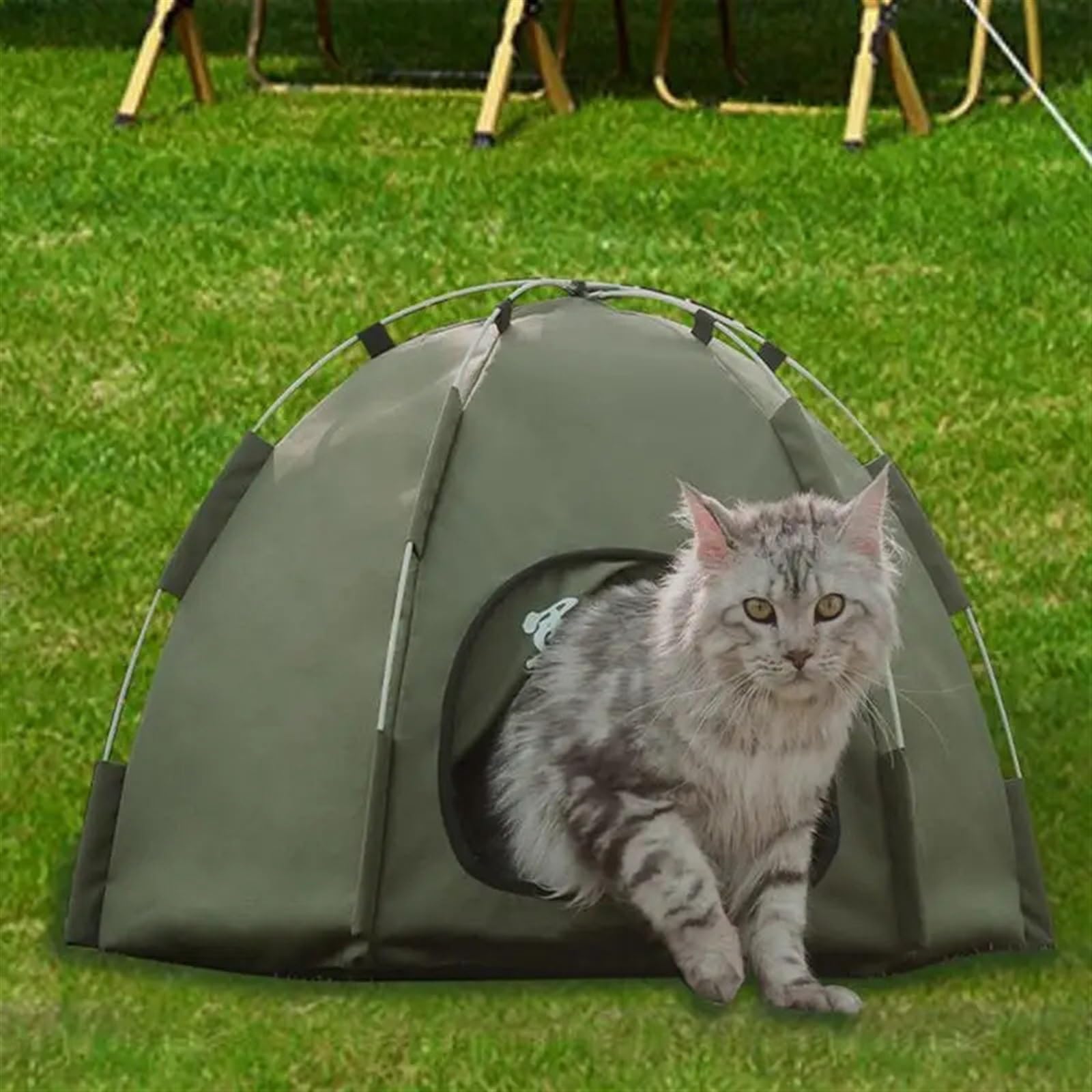 Tentpour animaux de compagnie Tente de refroidissement for chat et animal de compagnie, grotte de voyage en plein air, maison de couchage for chat, lit confortable for chiot, chenil for chat, fournitu