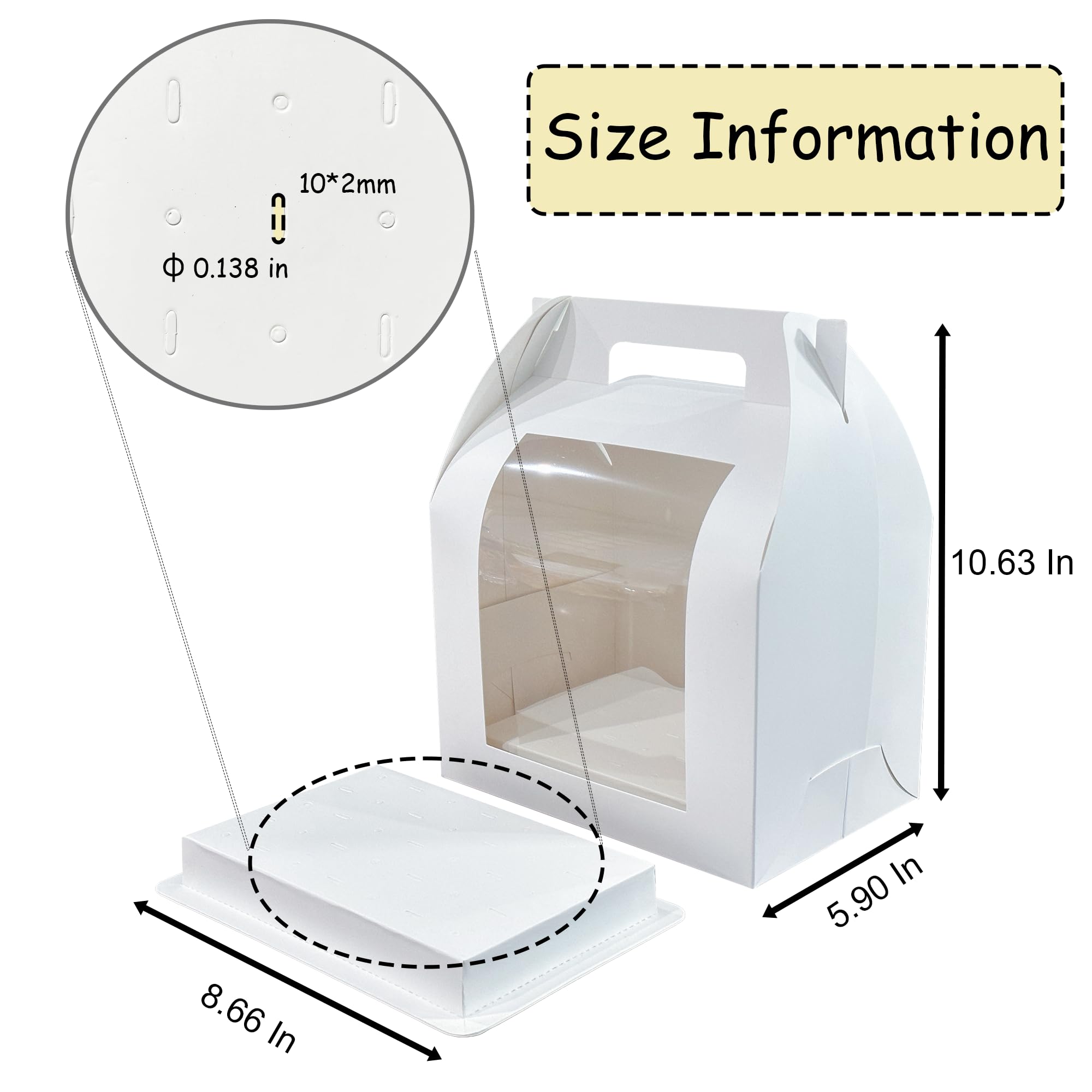 Cake Pop Boxes - 4 Pack with Handle -2