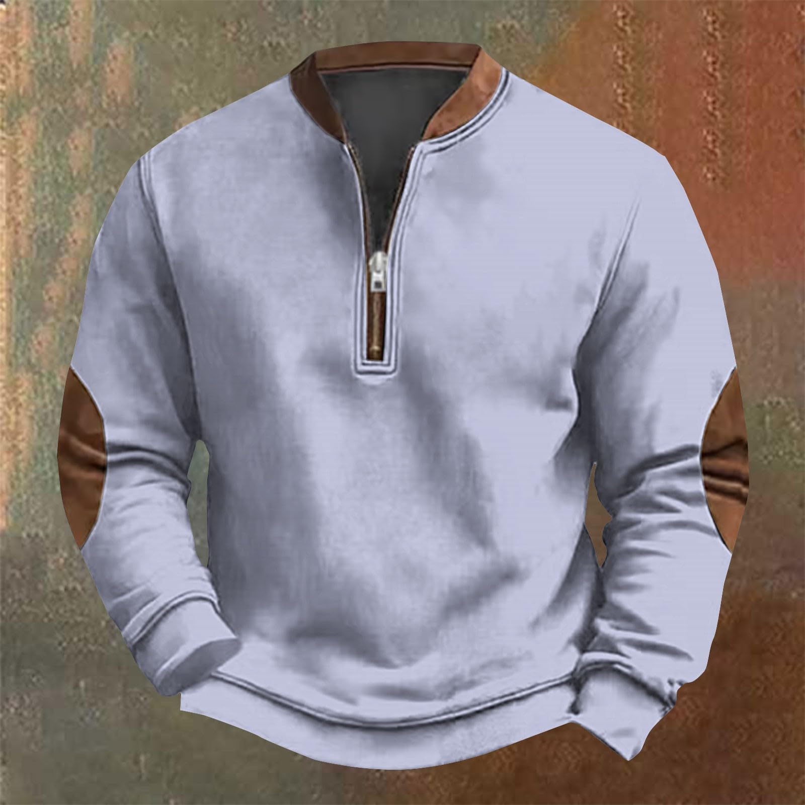 Sudaderas De Hombre Men's Casual Fashion Loose 3D Printed Zipper Long Sleeved Renos Tallas Grandes Camisa Manga Larga Chandal Completo Ropa Trabajo Verano Ciclismo Deporte para Mangas