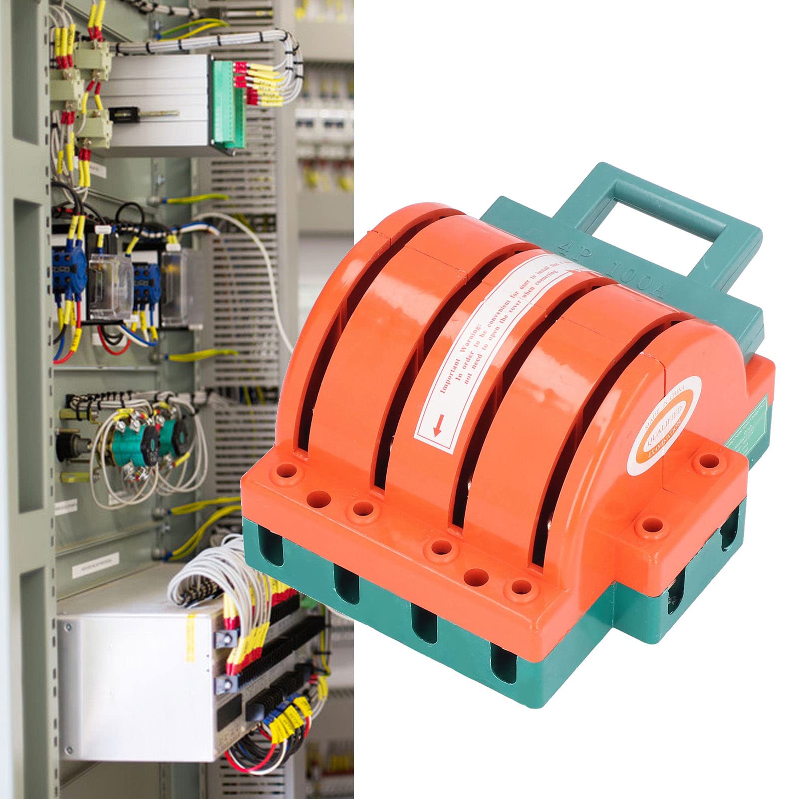 Sezionatore a Coltello Elettrico Educativo Educativo per Laboratorio di Fisica 100A 380V 4 Poli Doppio Tiro Disconnessione Coltello Elettrico
