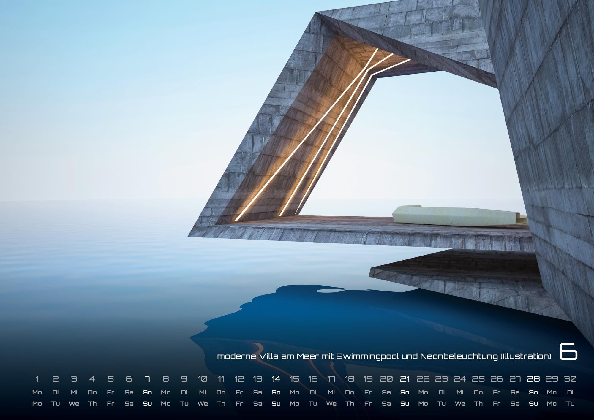 Architektur - faszinierende Baukunst - 2026 - Kalender DIN A2: Der Wandkalender mit wundervoller Architektur für jeden Monat für das Jahr 2026 im extragroßen Format DIN A2 (ca. 60 x 42 cm)!