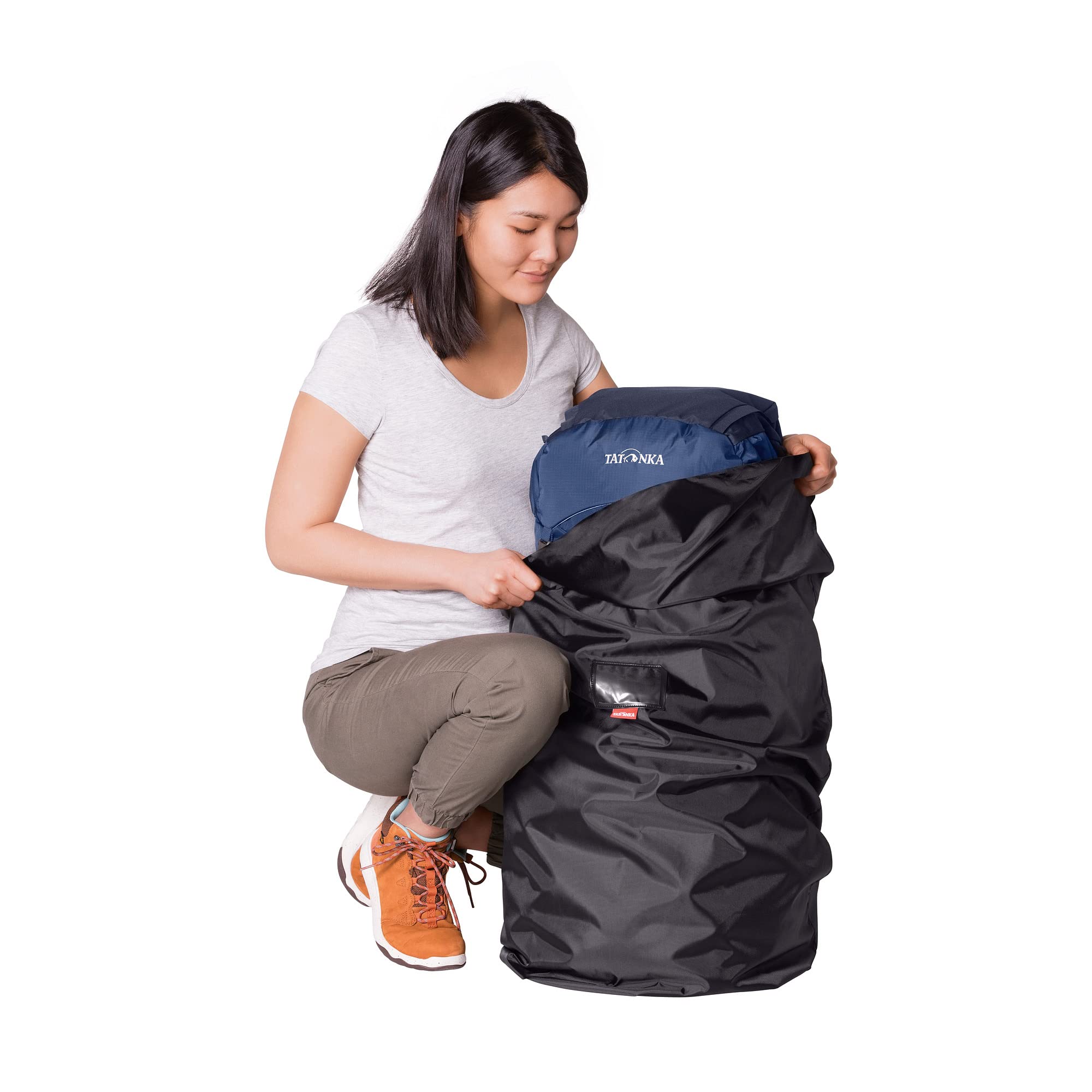 Tatonka Schutzsack M - Schutzhülle für Rucksäcke bis 80 Liter Volumen & Schutzsack Einfach - Rucksack-Schutzhülle/Transportsack - Volumen der Hülle: 170 Liter - Maße: 148 x 70 cm