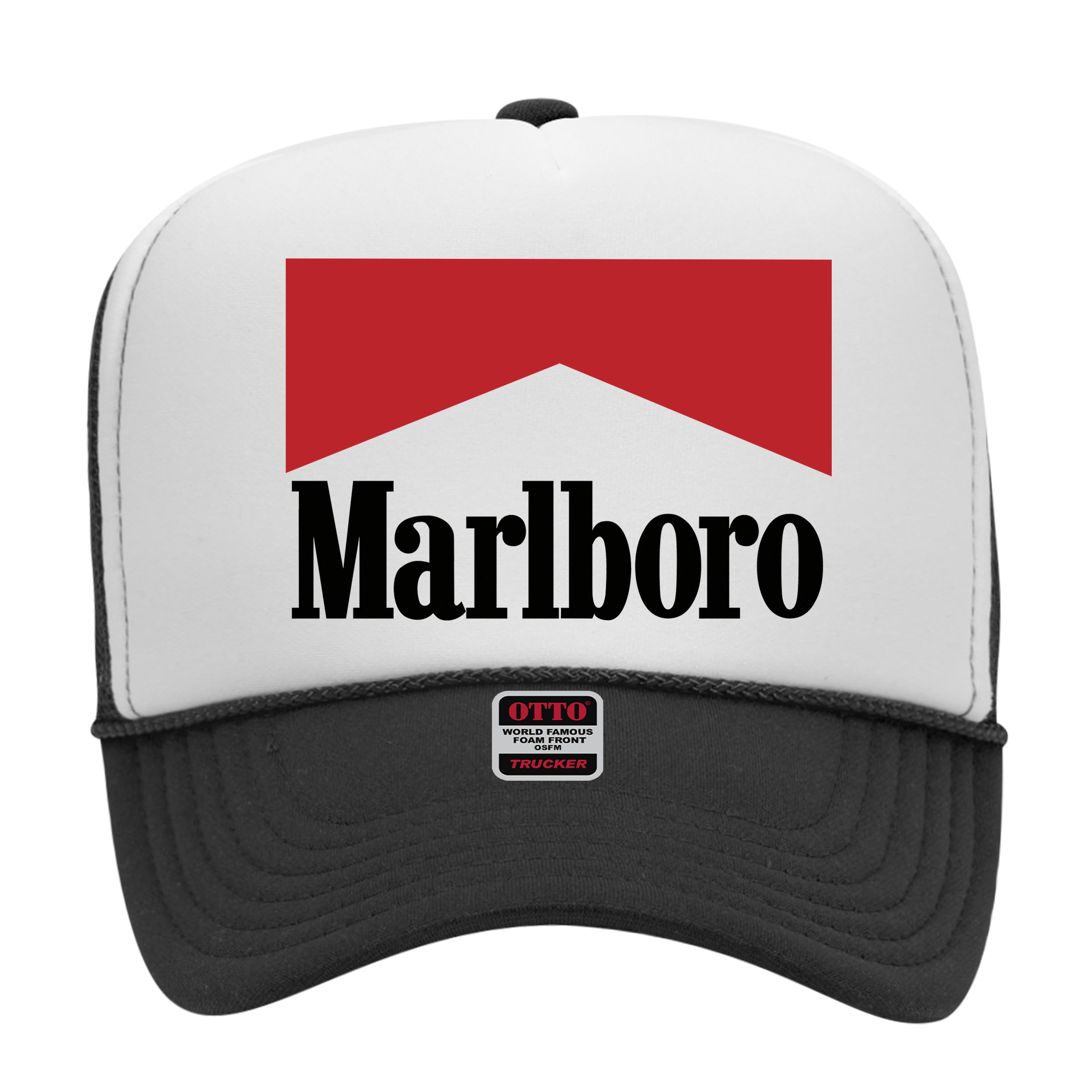 Marl Boro Original Trucker Hat - Premium Snapback for Men and Women - Cowboy Racing Vintage Trendy Beer