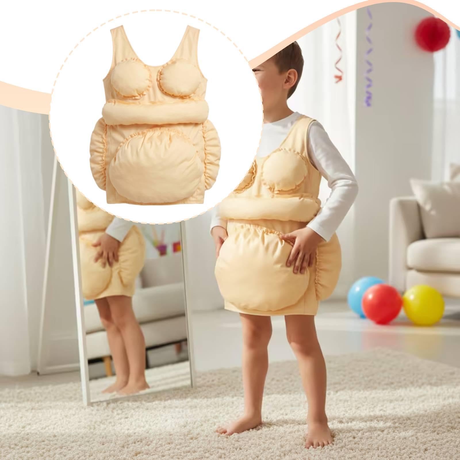 LOVIVER Costume di Halloween Comodo Abito a Pancia in Giù per Carnevale, Compleanno E Cosplay