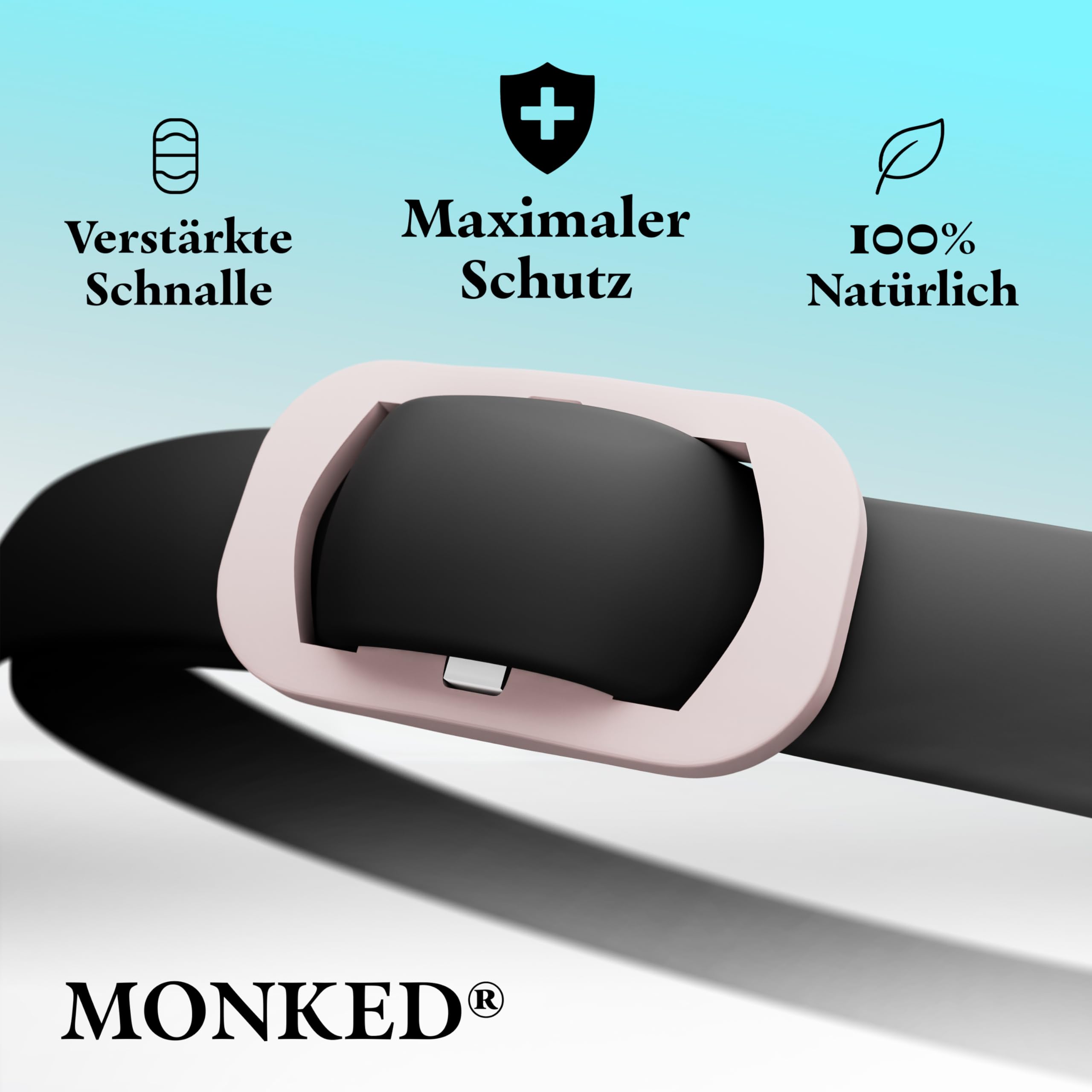 Monked Zeckenhalsband für Hunde – Natürlicher Zeckenschutz & Flohschutz [wasserdicht & verstellbar] bis zu 8 Monate Schutz gegen Zecken und Ungeziefer