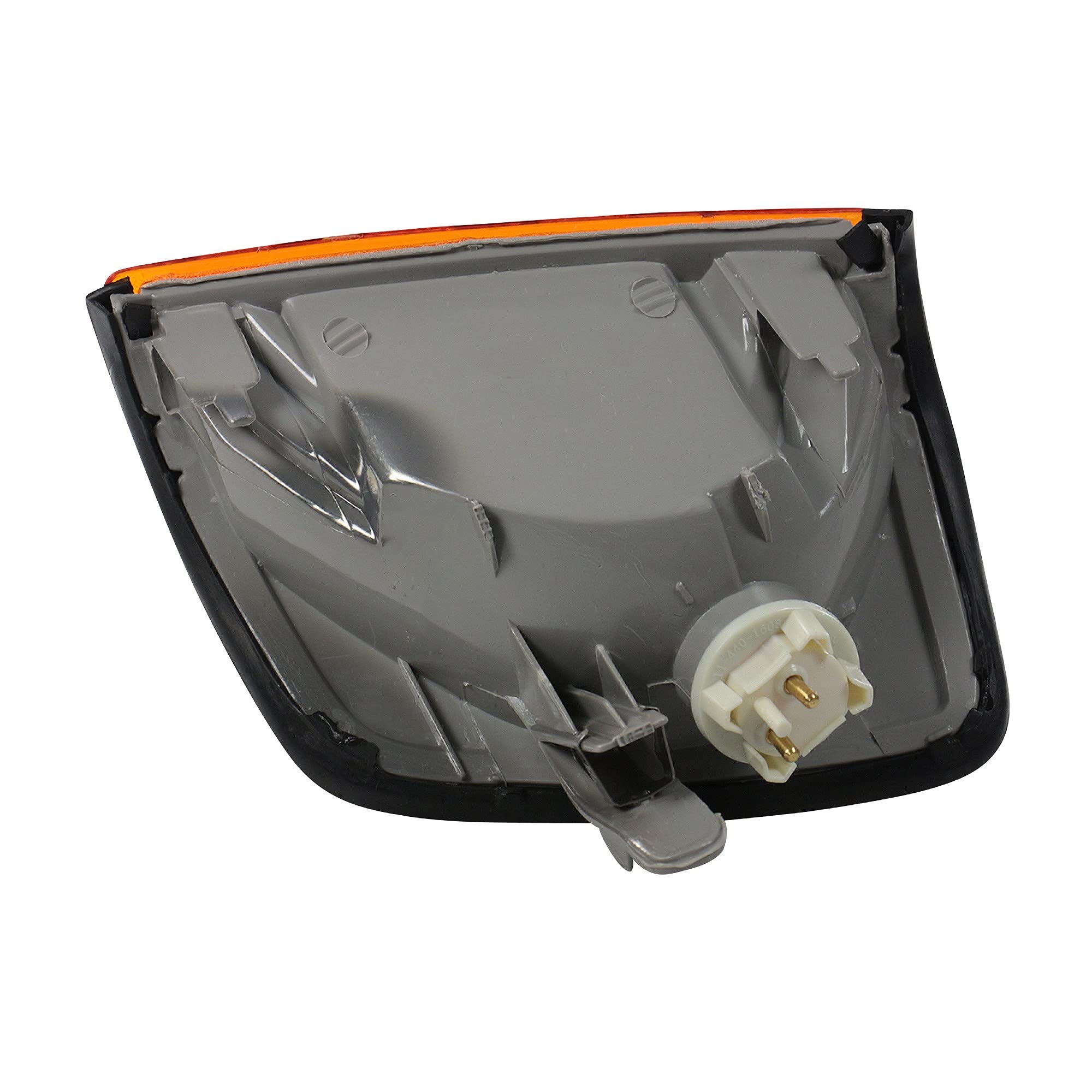 ATEC Germany 2x Intermitentes delanteros con soporte de lámpara naranja Luz