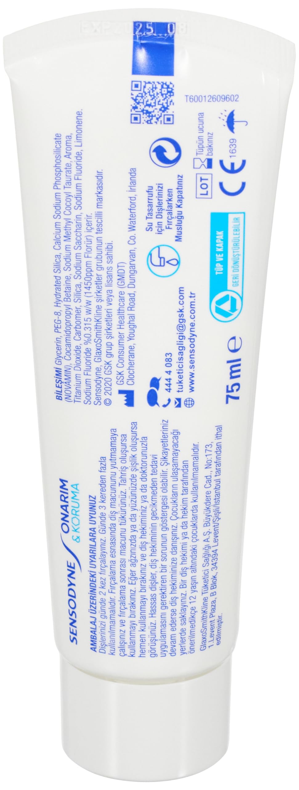 Sensodyne Onarım ve Koruma Diş Macunu 75 ml