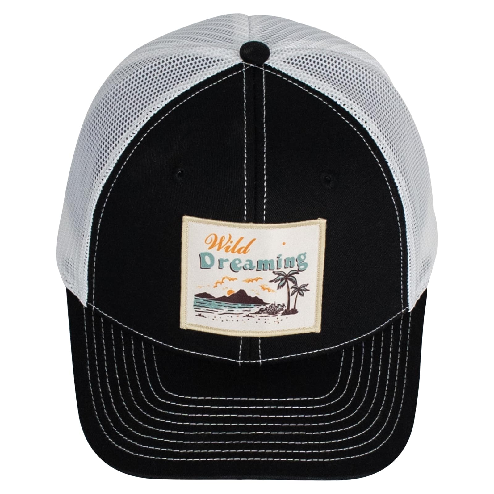 WOLFHUNT Trucker Hat Men Women Baseball Cap 6-Panel Ballcap Adjustable Snapback Hat Mesh Back, Perfect for Casual and Outdoor