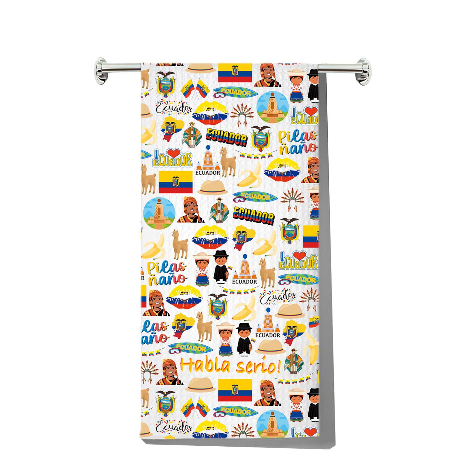 Torchon de cuisine équatorien serviette Amérique du Sud souvenir