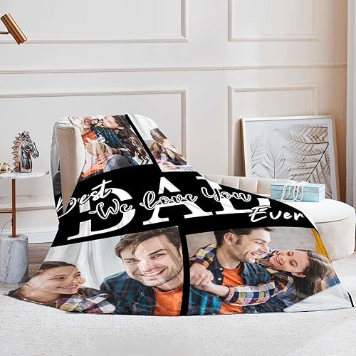 Miniatura 9 de Manta personalizada con imagen, manta personalizada con texto de fotos, manta de fotos personalizada para parejas, novia, novio, aniversario de